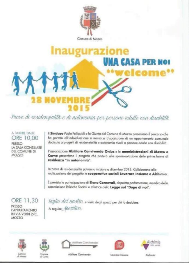 Inaugurazione WELCOME 2015